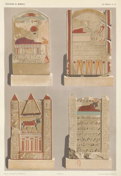 The Serapeum at Memphis discovered and described by Auguste Mariette